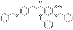 1-[5-Methoxy-2,4-bis(phenylmethoxy)phenyl]-3-[4-(phenylmethoxy)phenyl]-2-propen-1-one