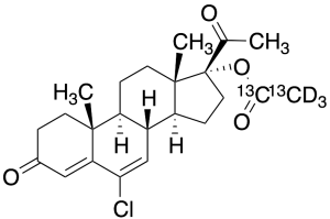Chlormadinone Acetate-13C2,d3
