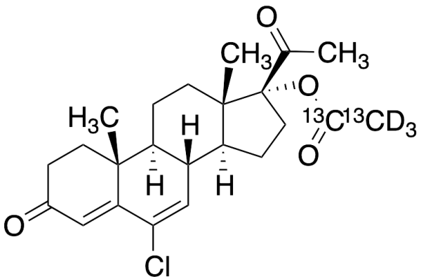 Chlormadinone Acetate-13C2,d3