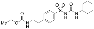N-Des(5-methylpyrazinecarbonyl)-N-ethylcarboxyl Glipizide