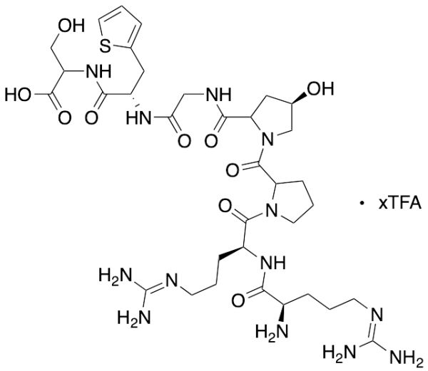 Icatibant Peptide Fragment [1-7] TFA Salt
