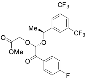 Methyl 2-((R)-1-((S)-1-(3,5-bis(Trifluoromethyl)phenyl)ethoxy)-2-(4-fluorophenyl)-2-oxoethoxy)acetate