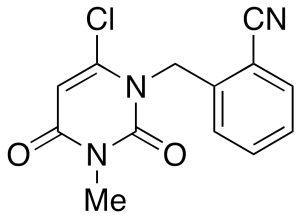 2-[(6-Chloro-3,4-dihydro-3-methyl-2,4-dioxo-1(2H)-pyrimidinyl)methyl]-benzonitrile
