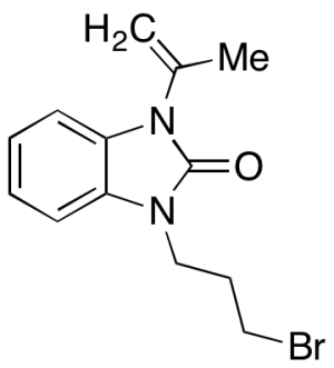 1-(3-Bromopropyl)-1,3-dihydro-3-(1-methylethenyl)-2H-benzimidazol-2-one