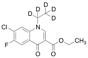 7-Chloro-1-ethyl-6-fluoro-1,4-dihydro-4-oxo-3-quinolinecarboxylic Acid Ethyl-d5 Ester