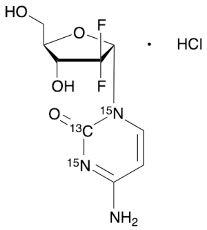 1’-Epi Gemcitabine-13C,15N2 Hydrochloride