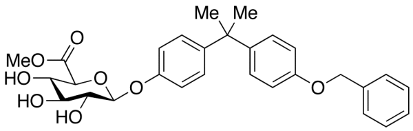 4’-O-Benzyl Bisphenol A Beta-D-Glucuronic Acid Methyl Ester