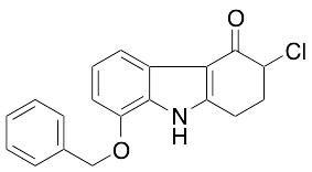 8-(Benzyloxy)-3-chloro-2,3-dihydro-1H-carbazol-4(9H)-one