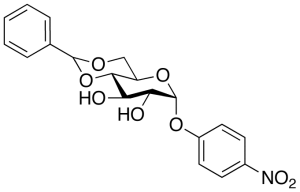 p-Nitrophenyl 4,6-Benzylidene-a-D-glucopyranoside