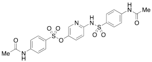 5-[4-(Acetylamino)benzenesulfonyloxy]sulfapyridine Acetate