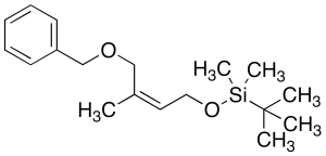 (2Z)-3-Methyl-4-(benzyloxy)-2-buten-1-ol tert-Butyldimethylsilyl Ether