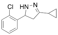 5-(2-Chlorophenyl)-3-cyclopropyl-4,5-dihydro-1H-pyrazole