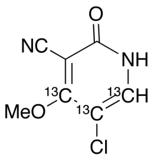 3-Cyano Gimeracil-13C3 Methyl Ether