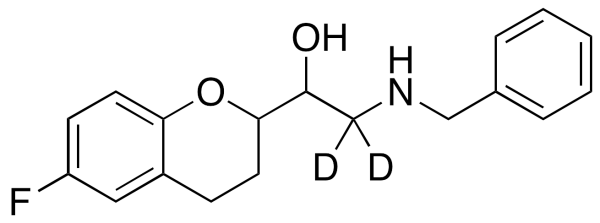 6-Fluoro-3,4-dihydro-Alpha-[[(benzyl)amino]methyl]-2H-1-benzopyran-2-methanol-d2(Mixture of Diastereomers)