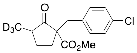 1-[(4-Chlorophenyl)methyl]-3-methyl-2-oxocyclopentanecarboxylic Acid Methyl Ester-d3
