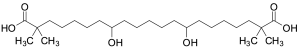 8,14-Dihydroxy-2,2,20,20-tetramethyl-heneicosanedioic Acid