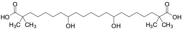 8,14-Dihydroxy-2,2,20,20-tetramethyl-heneicosanedioic Acid