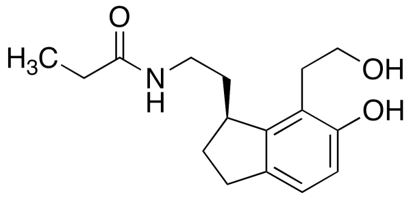 (S)-N-[2-[2,3-Dihydro-6-hydroxy-7-(2-hydroxyethyl)-1H-inden-1-yl]ethyl]propanamide