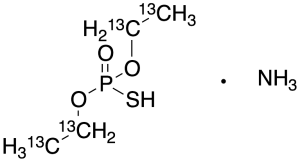 O,O-Diethyl Thiophosphate-13C4 Ammonium Salt