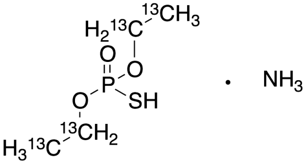 O,O-Diethyl Thiophosphate-13C4 Ammonium Salt