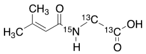 3-Methylcrotonylglycine-13C2,15N