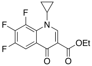 1-Cyclopropyl-6,7,8-trifluoro-1,4-dihydro-4-oxo-3-quinolinecarboxylic Acid Ethyl Ester