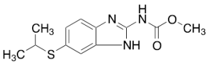 Methyl-N-(5-[propan-2-yl)sulfanyl]-1H-benzimidazol-2-yl)carbamate