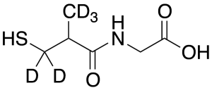 N-(3-Mercapto-2-methylpropanoyl)glycine-d5