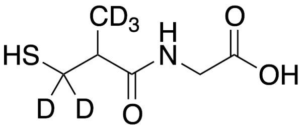 N-(3-Mercapto-2-methylpropanoyl)glycine-d5