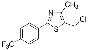 5-Chloromethyl-4-methyl-2-(4-trifluoromethylphenyl)thiazole