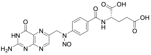 (4-(((2-Amino-4-oxo-3,4-dihydropteridin-6-yl)methyl)(nitroso)amino)benzoyl)-L-glutamic Acid (1mg/mL in DMSO)