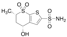 (4R,6S)-rel-5,6-Dihydro-4-hydroxy-6-methyl-4H-thieno[2,3-b]thiopyran-2-sulfonamide 7,7-Dioxide
