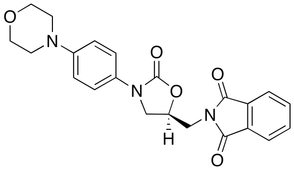 2-[[(5S)-3-[4-(4-Morpholinyl)phenyl]-2-oxo-5-oxazolidinyl]methyl]-1H-isoindole-1,3(2H)-dione