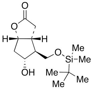 (3aR,4S,5R,6aS)-4-(tert-Butyldimethylsilyloxy)methyl-5-hydroxy-hexahydro-2H-cyclopenta[b]furan-2-one