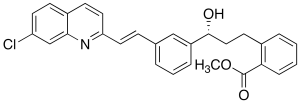 2-[3-(R)-[3-(2-(7-Chloro-2-quinolinyl)ethenyl)phenyl]-3-hydroxypropyl]benzoic Acid Methyl Ester