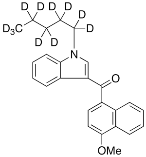 1-(Pentyl-d11)-3-(4-methoxynaphthoyl)indole JWH 081-d11
