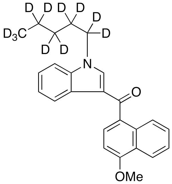 1-(Pentyl-d11)-3-(4-methoxynaphthoyl)indole JWH 081-d11