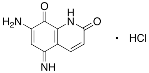 7-Amino-1,5-dihydro-5-imino-2,8-quinolinedione Hydrochloride