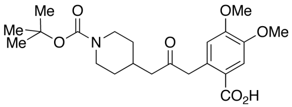 2-(3-(1-tert-Butyloxycarbonylpiperidin-4-yl)-2-oxopropyl)-4,5-dimethoxybenzoic Acid