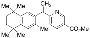 6-[(3,5,5,8,8-Pentamethyl-5,6,7,8-tetrahydronaphthalen-2-yl)ethenyl] Nicotinic Acid Methyl Ester