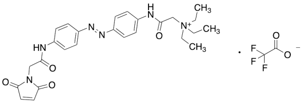 2-[[4-[(1E)-2-[4-[[2-(2,5-Dihydro-2,5-dioxo-1H-pyrrol-1-yl)acetyl]amino]phenyl]diazenyl]phenyl]amino]-N,N,N-triethyl-2-oxoethanaminium trifluoroacetic acid