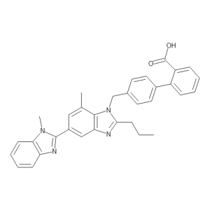 4'-[(1,7'-Dimethyl-2'-propyl[2,5'-bi-1H-benzimidazol]-1'-yl)methyl][1,1'-biphenyl]-2-carboxylic Acid