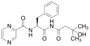 (S)-N-[1-(3-Hydroxy-3-methylbutanamido)-1-oxo-3-phenylpropan-2yl]pyrazine-2-carboxamide