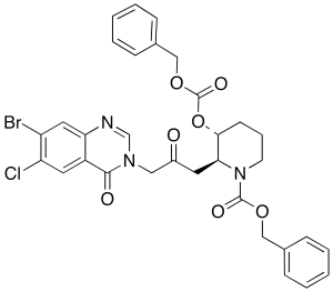 N,O-Bis(benzyloxycarbonyl) Halofuginone
