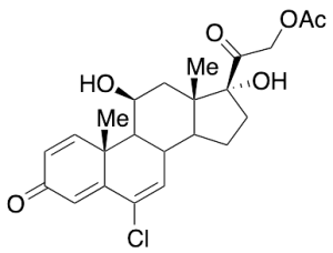(11b)- 21-(Acetyloxy)-6-chloro-11,17-dihydroxypregna-1,4,6-triene-3,20-dione