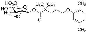 Gemfibrozil 1-O-Beta-Glucuronide-d6