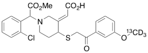 trans-Clopidogrel-MP-13C,d3 Derivative (Mixture of Diastereomers, >80%)