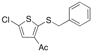 1-(2-(Benzylthio)-5-chlorothiophen-3-yl)ethanone
