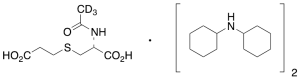 N-(Acetyl-d3)-S-(2-carboxyethyl)-L-cysteine Bis(dicyclohexylamine) Salt