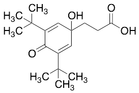 3,5-Bis(1,1-dimethylethyl)-1-hydroxy-4-oxo-2,5-cyclohexadiene-1-propanoic Acid